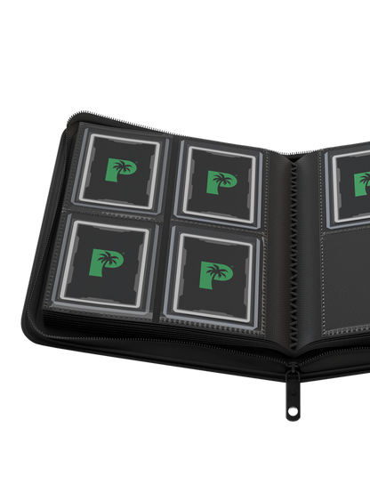 Collector's Series Top Loader Zip Binder - 4 Pocket - Black