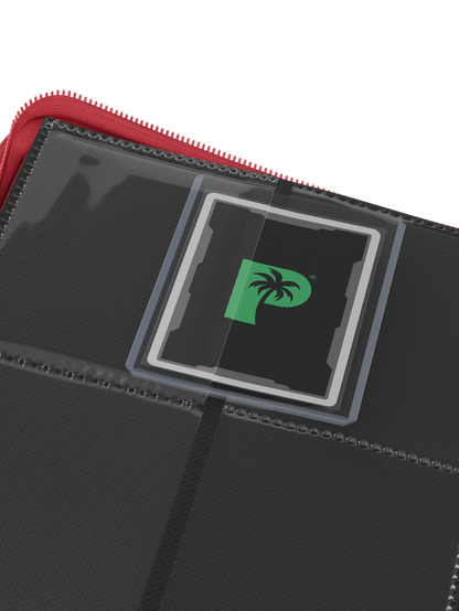 Collector's Series Top Loader Zip Binder - 4 Pocket - Red
