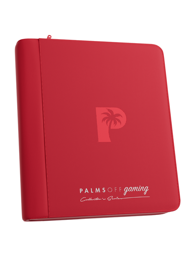 Collector's Series Top Loader Zip Binder - 4 Pocket - Red