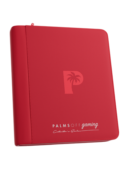 Collector's Series Top Loader Zip Binder - 4 Pocket - Red