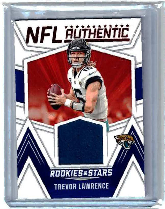 2023 Panini Rookies & Stars Trevor Lawrence NFL Authentic Patch #NA-TL Jaguars