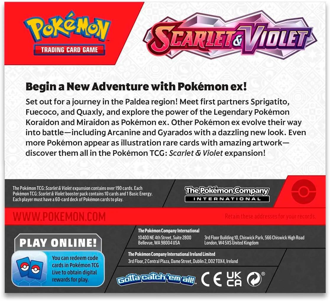 Pokémon TCG Card Scarlet and Violet Base Set Booster Box New Sealed