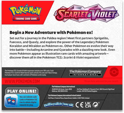 Pokémon TCG Card Scarlet and Violet Base Set Booster Box New Sealed