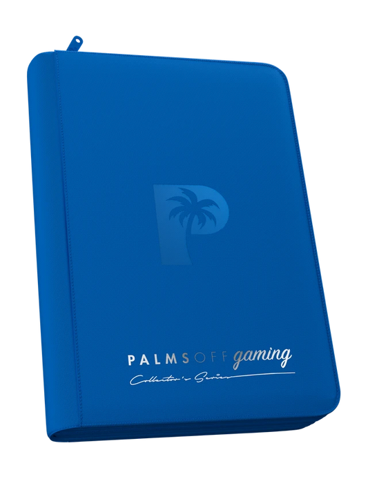 4 Pocket Zip Trading Card Binder - BLUE  Collector's Series