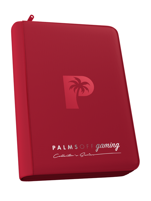 Palms Off Collector's Series 4 Pocket Zip Trading Card Binder - RED