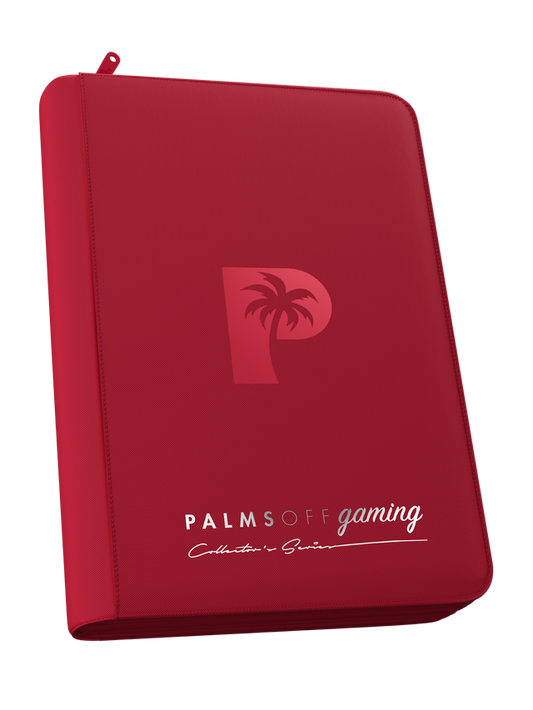 4 Pocket Zip Trading Card Binder - RED  Collector's Series