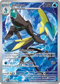 Inteleon 142/132 Illustration Rare Mega Evolution Pokemon Holo Near Mint