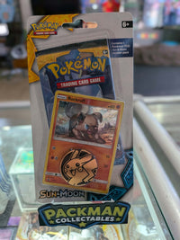 Pokémon TCG Sun & Moon Base Set Single Blister Pack – Rockruff SM06