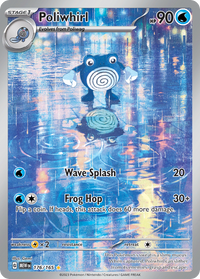 Poliwhirl 176/165 Illustration Rare 151 Pokemon Near Mint