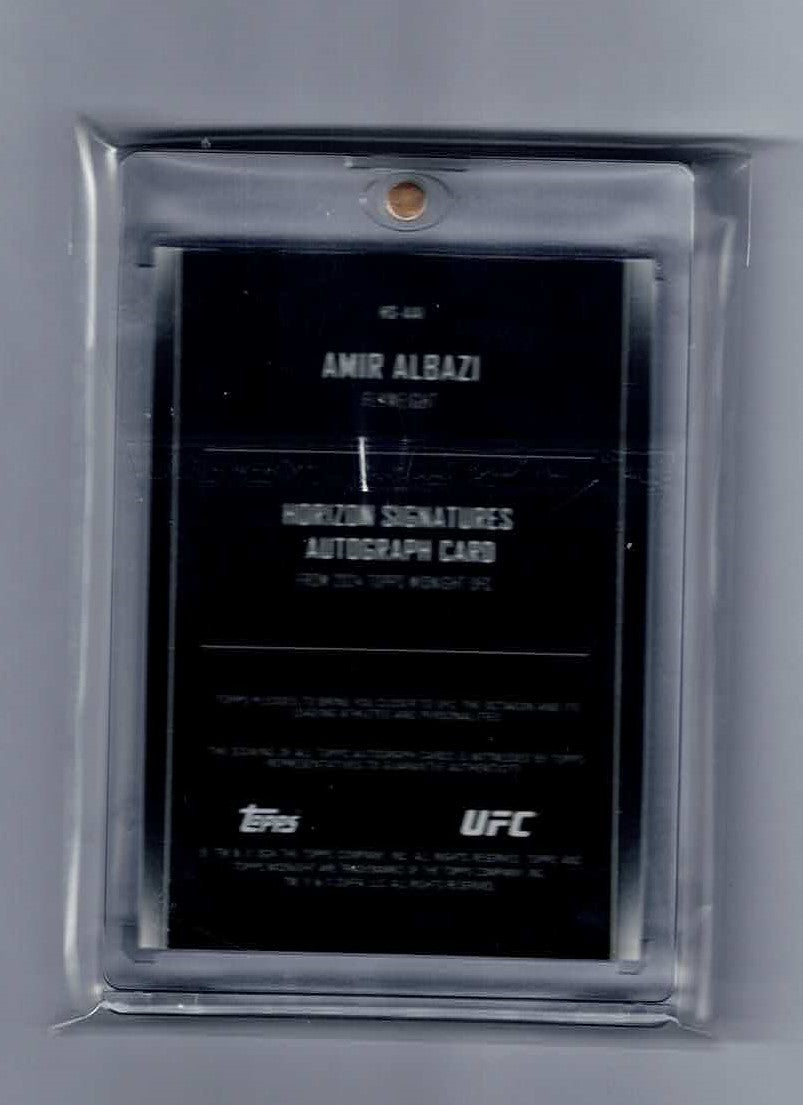 2024 Topps Midnight UFC Amir Albazi Moonbeam Auto SSP #HS-AAI