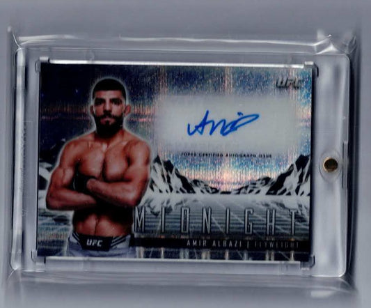 2024 Topps Midnight UFC Amir Albazi Moonbeam Auto SSP #HS-AAI