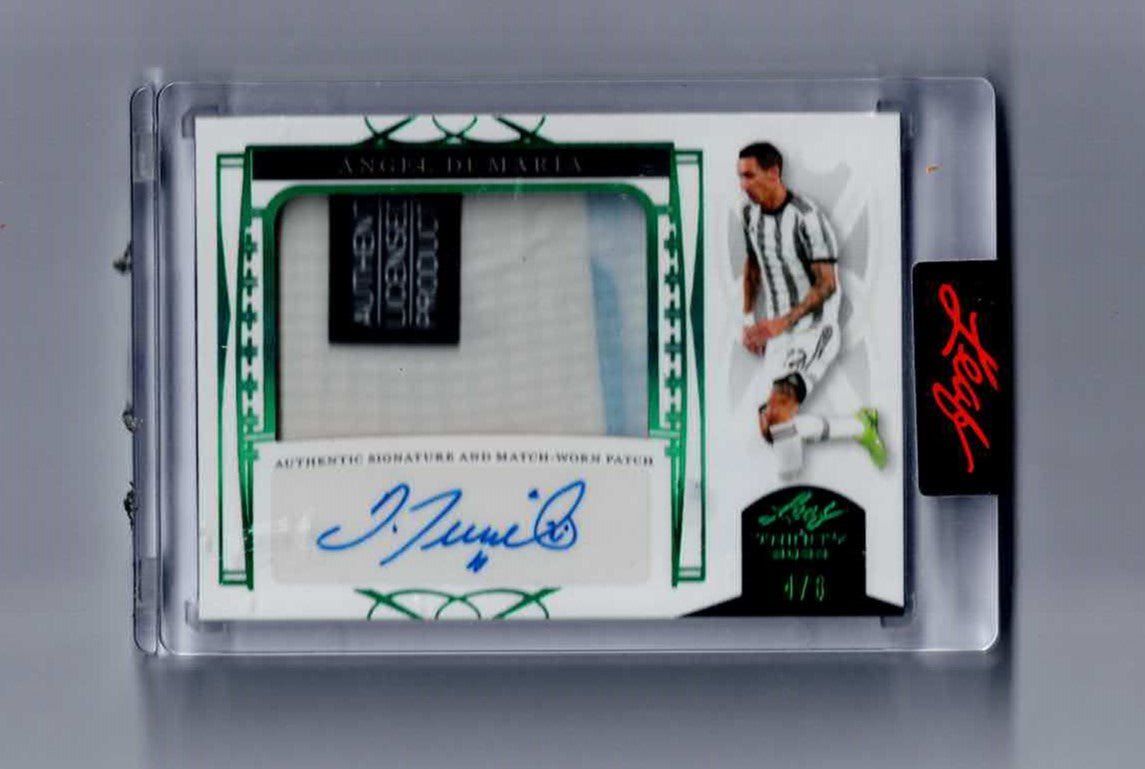 2022 Leaf Trinity Emerald Angel DI Maria 4 Color Adidas Patch Auto /6