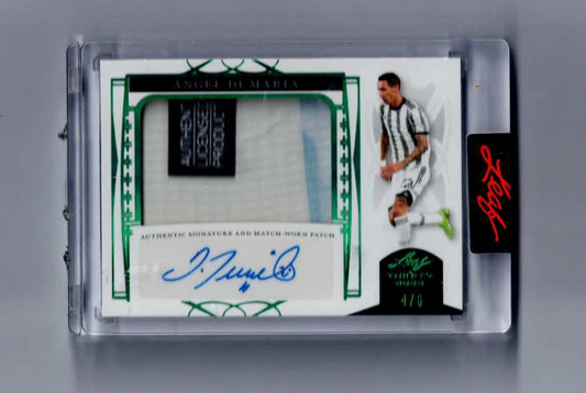 2022 Leaf Trinity Emerald Angel DI Maria 4 Color Adidas Patch Auto /6