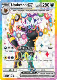 Umbreon ex SVP 176 Holo Promo Scarlet & Violet Promo Pokemon Near Mint