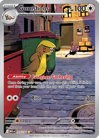 Gumshoos 153/132 Illustration Rare Mega Evolution Pokemon Near Mint