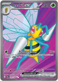 Beedrill ex 098/086 Ultra Rare Chaos Rising Pokemon Holo Near Mint