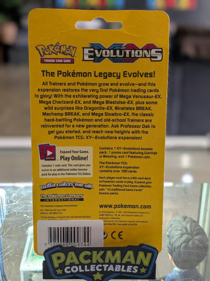 Pokémon TCG XY Evolutions Checklane Blister Pack – Weezing