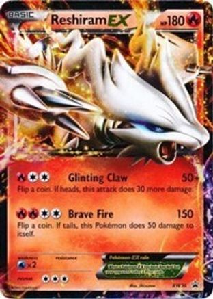 Reshiram EX BW36 Holo Promo Black And White Promo Pokemon Near Mint