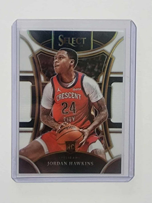 2023-24 Panini Select - Mezzanine Level Jordan Hawkins #334 White Prizm /149