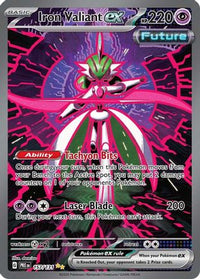 Iron Valiant ex 157/131 Holo Prismatic Evolutions Pokemon NM