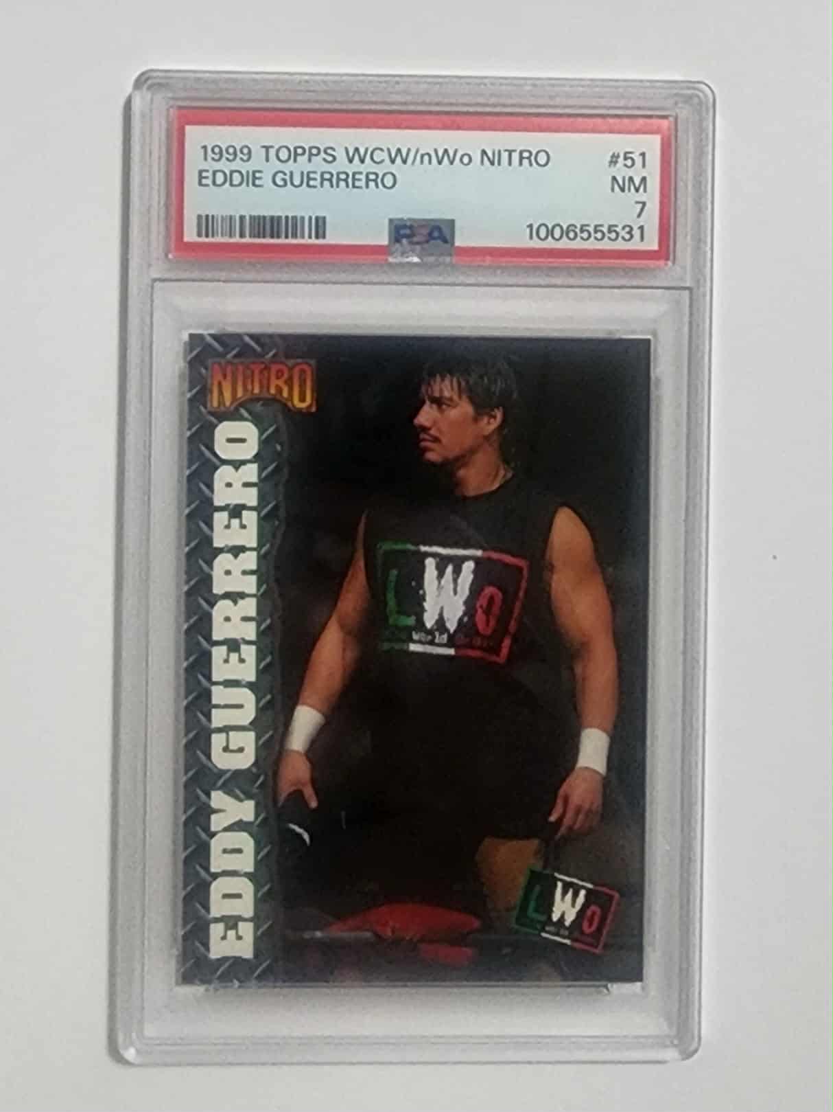 1999 TOPPS Eddie Guerrero nitro #51 psa 7