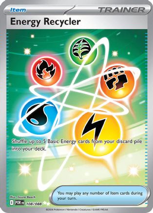 Energy Recycler 108/088 Ultra Rare Perfect Order Pokemon Near Mint