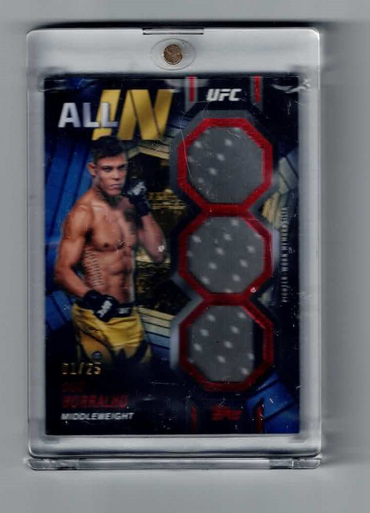 2024 Topps Knockout UFC Caio Borralho All In Relics Red #1/25
