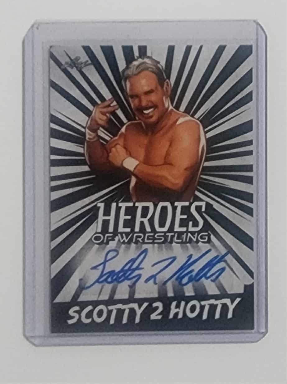 Leaf Scotty 2 Hotty Heroes of Wrestling Auto