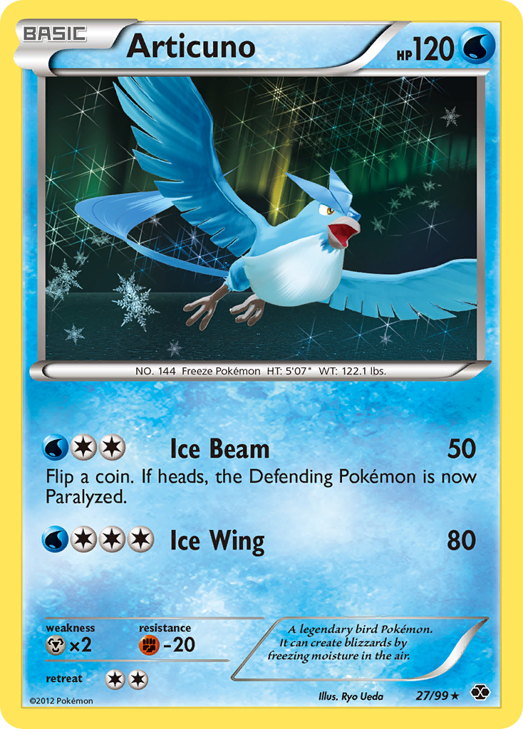 Articuno 27/99 Holo Rare Next Destinies Pokemon Near Mint