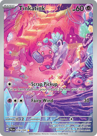 Tinkatink 216/193 Illustration Rare Paldea Evolved Pokemon Near Mint