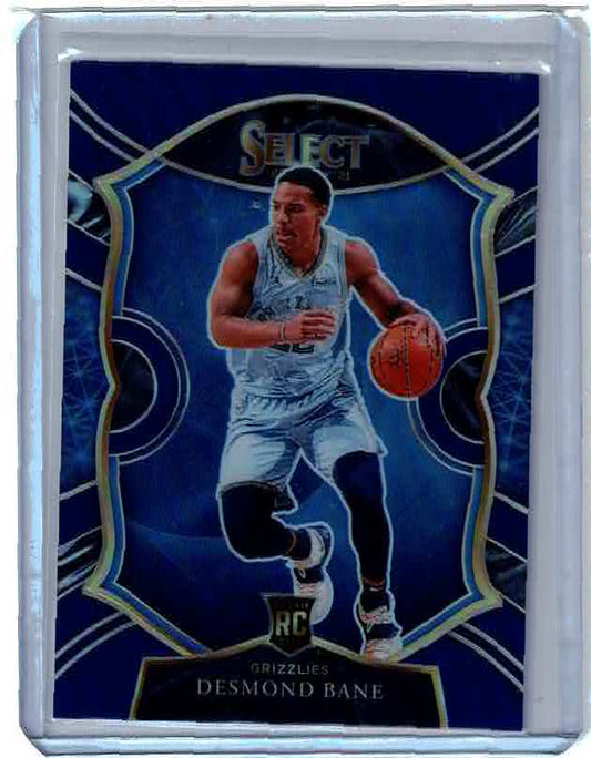 2020-21 Panini Select Concourse Blue Rookie #90 Desmond Bane - Grizzlies RC