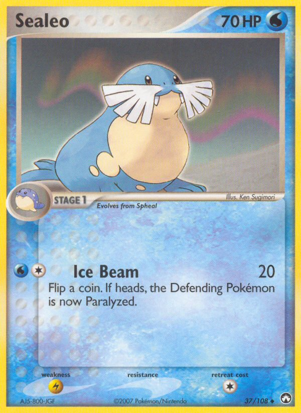 Sealeo 37/108 Uncommon Power Keepers Pokemon Near Mint