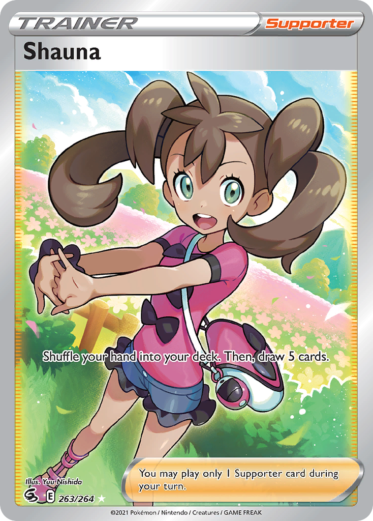 Shauna 263/264 Ultra Rare Fusion Strike Pokemon Near Mint