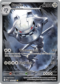 Steelix 150/132 Illustration Rare Mega Evolution Pokemon Near Mint