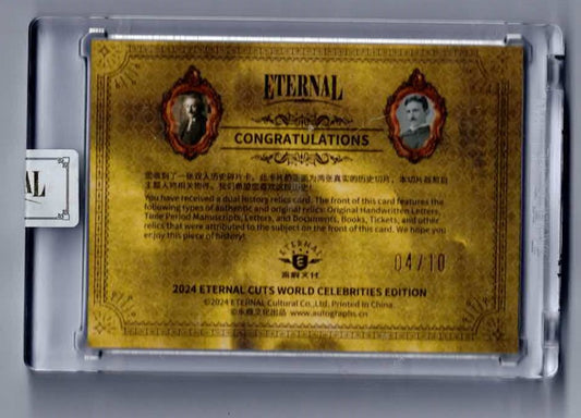 2024 External Dual History Relics Einstein/Tesla /10