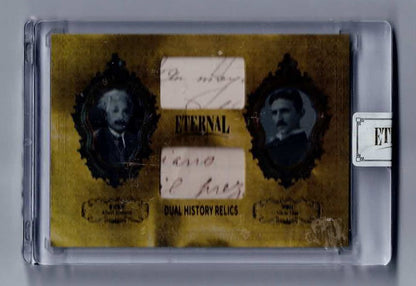 2024 External Dual History Relics Einstein/Tesla /10