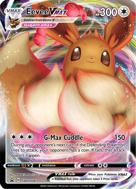 Eevee VMAX SWSH087 Holo Promo Sword & Shield Promo Pokemon Near Mint