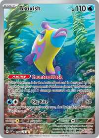 Bruxish 200/191 Illustration Rare Surging Sparks Pokemon Holo Near Mint