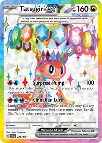 Tatsugiri ex 226/191 Ultra Rare Surging Sparks Pokemon Holo Near Mint