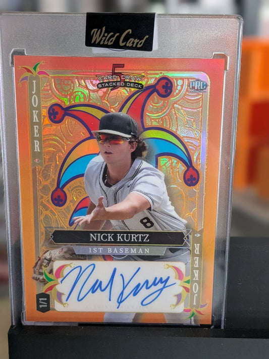 Nick Kurtz Joker Wild cars 1/1 Autograph