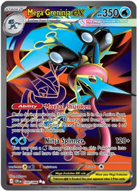 Mega Greninja ex 100/086 Ultra Rare Chaos Rising Pokemon Holo Near Mint