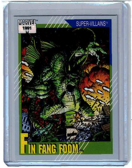 1991 Impel Marvel Universe Super Villians Fin Fang Foom #65