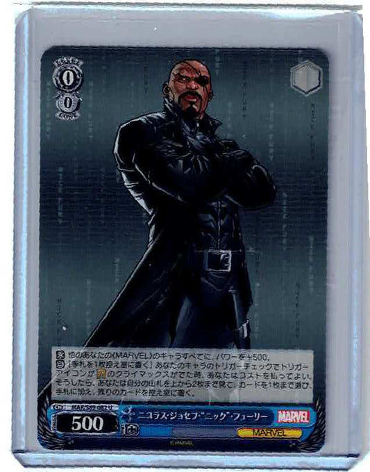 Weiss Schwarz Marvel Avengers Japanese Nick Fury MAR/S89-082 U CARD
