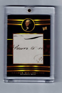 2022 Pieces of the Past George Washington Relic SR-2