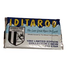 One Unopened 9 Card Pack 1992 Iditarod Trail Sled Dog Race Trading Cards