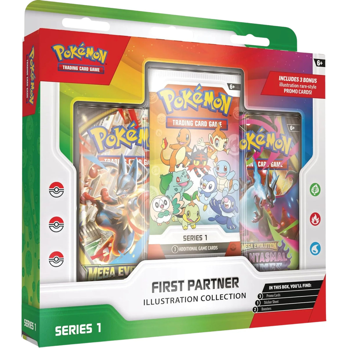 Pokemon First Partner Illustration Collection Series 1