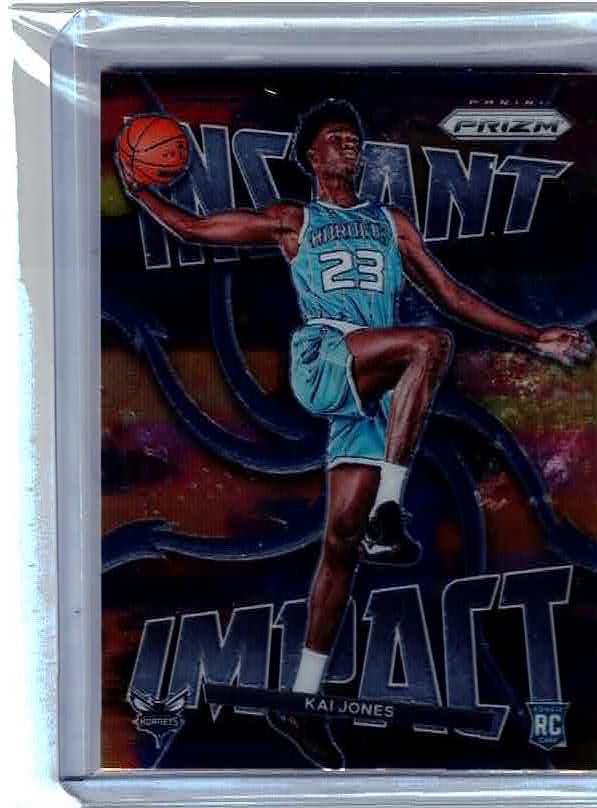 2021-22 Panini Prizm Instant Impact Rookie #20 Kai Jones - Hornets RC