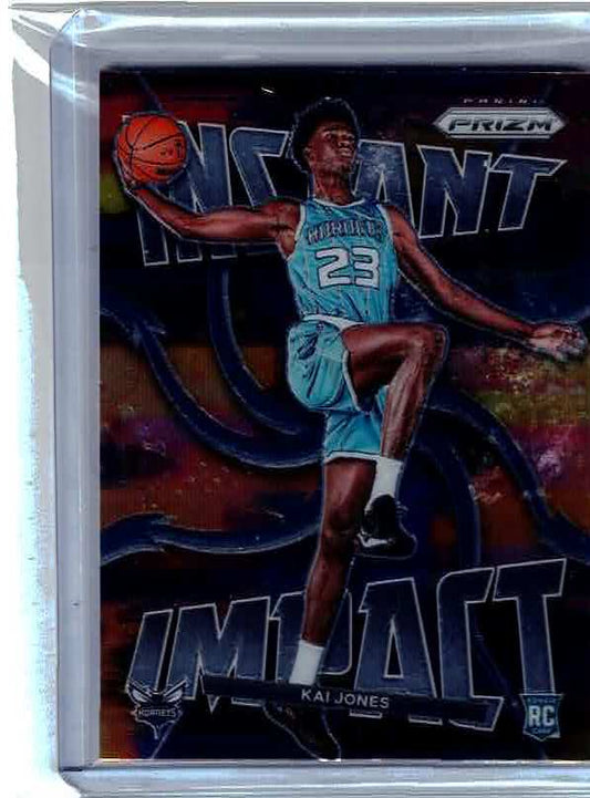 2021-22 Panini Prizm Instant Impact Rookie #20 Kai Jones - Hornets RC