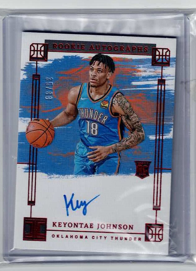 2023-24 Panini Impeccable Rookie Autograph #KEY Keyontae Johnson AUTO RC 35/88