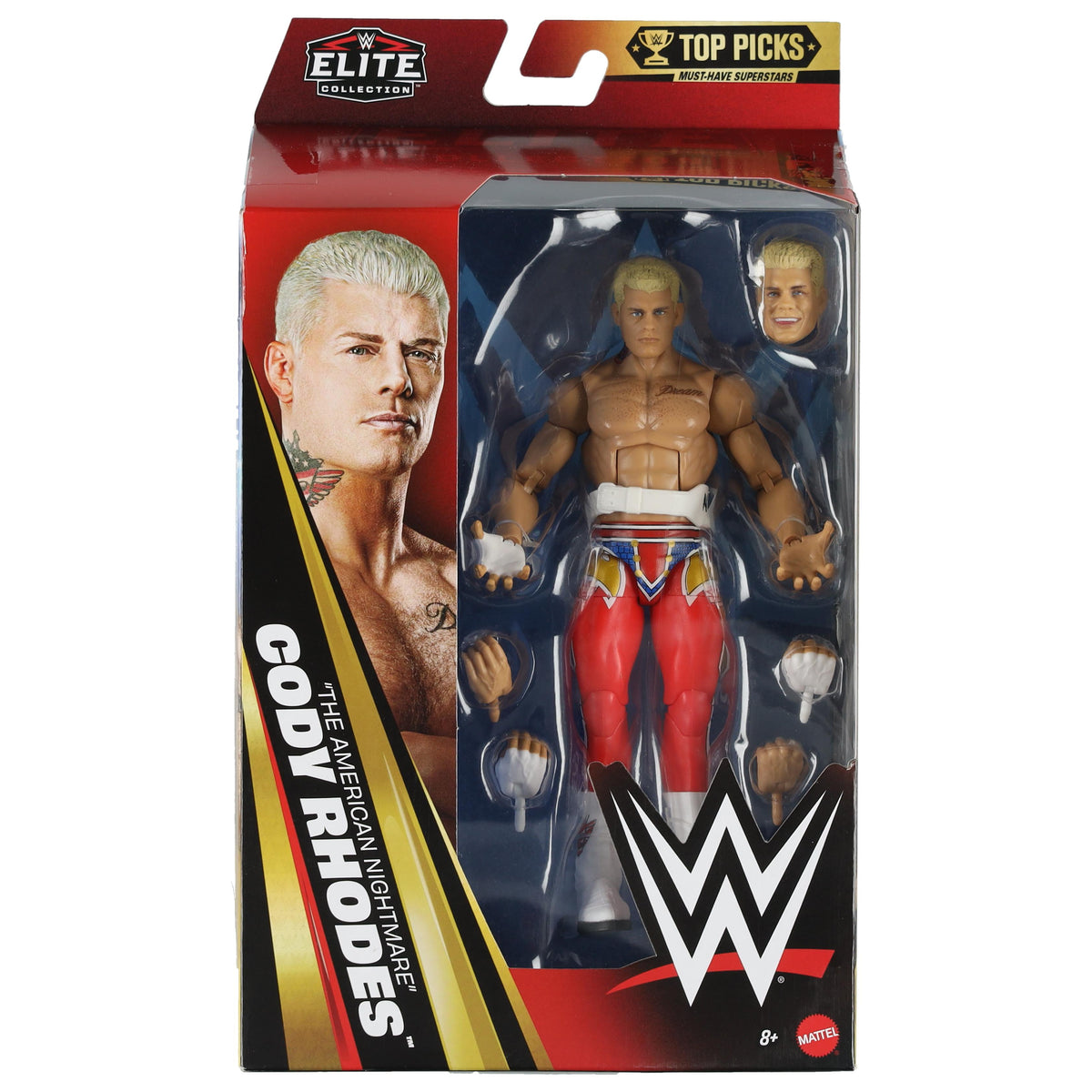 WWE Elite Collection Top Picks – Cody Rhodes “The American Nightmare” Action Figure